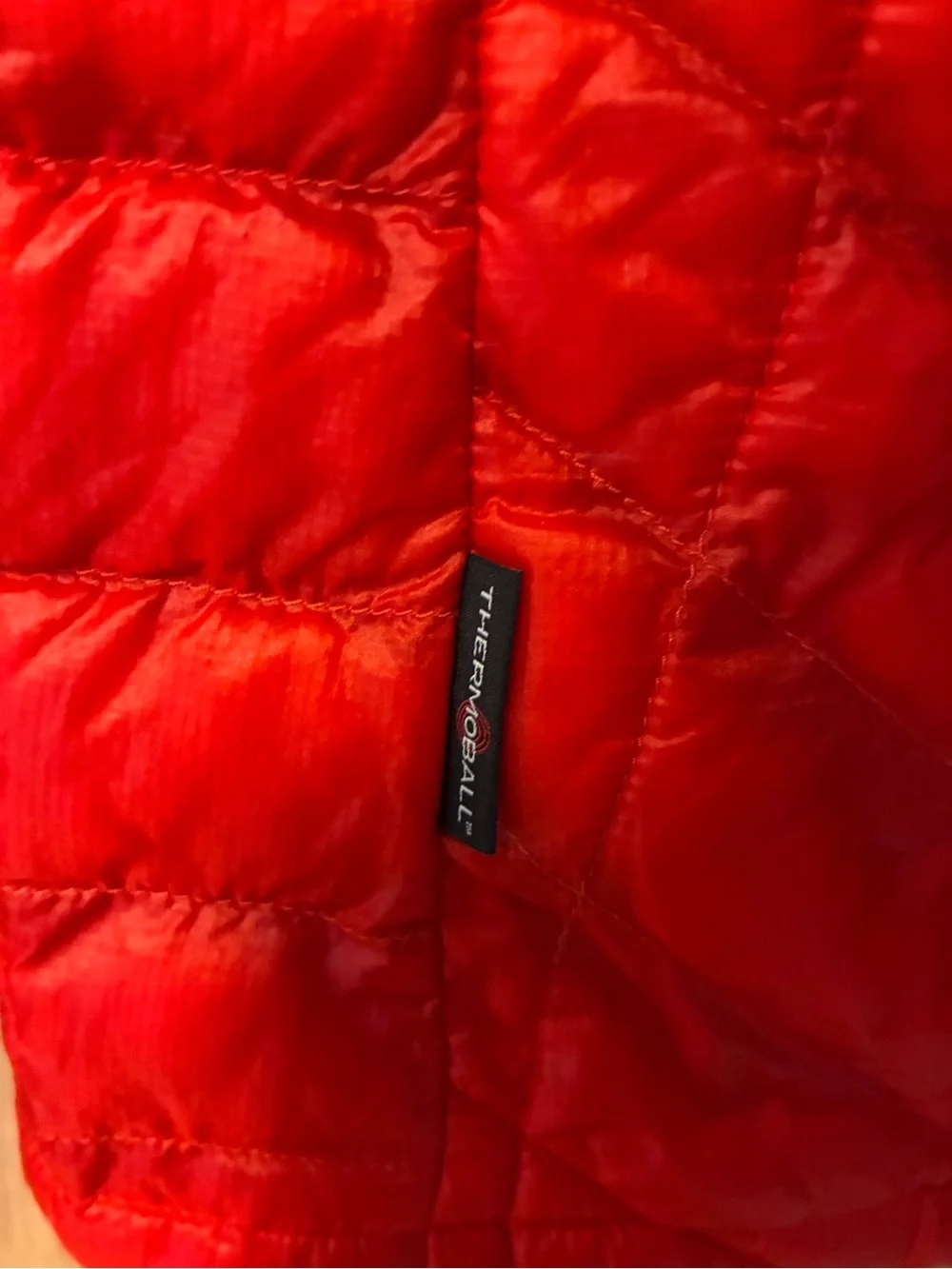 The North Face Thermoball Jacket Vibrant Melon Red Extra Large